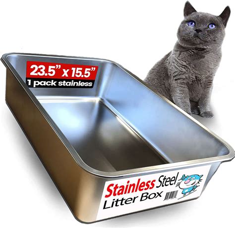 metal or plastic litter box|best stainless steel cat box.